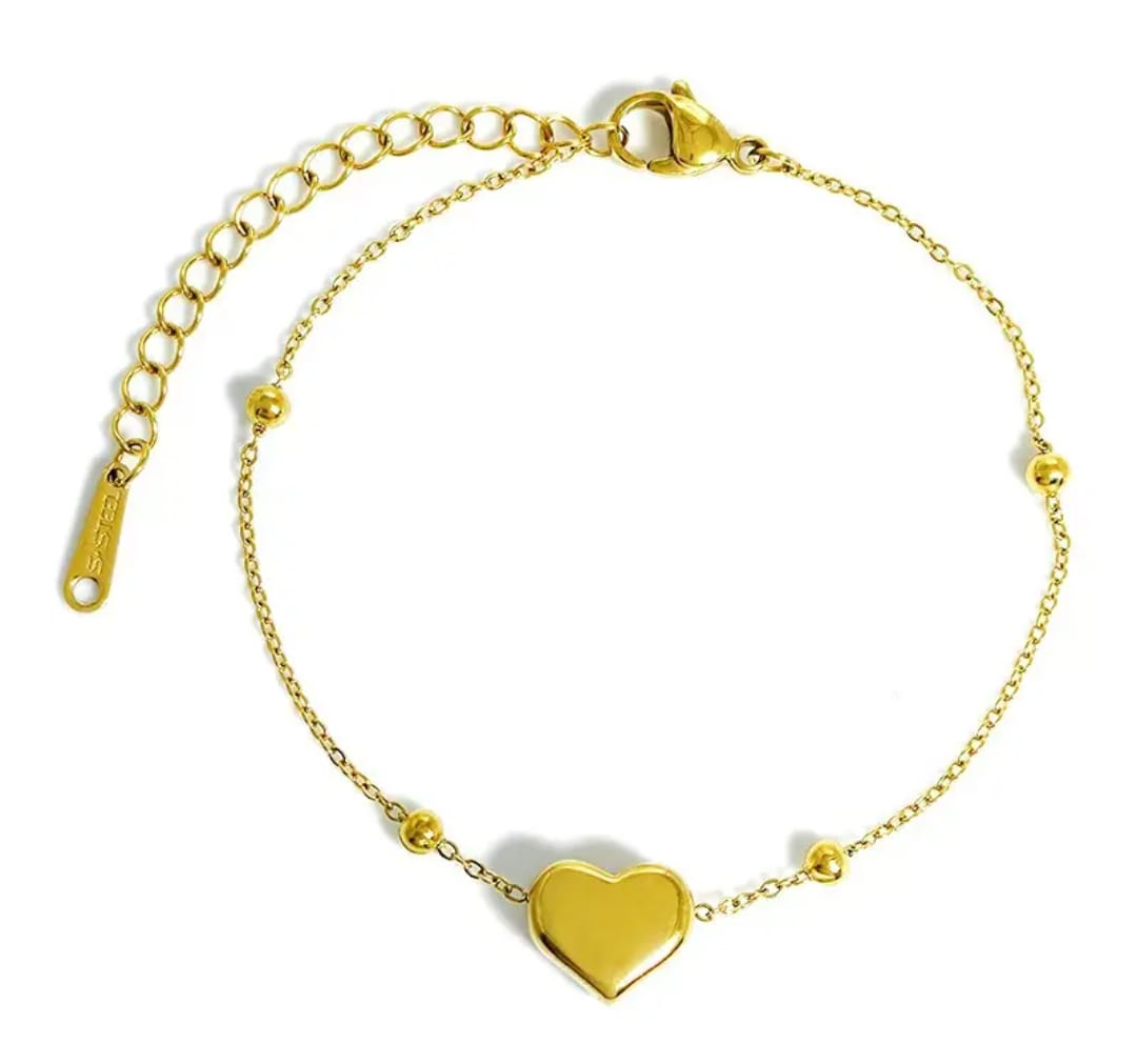 Bracciale cuore cubotto