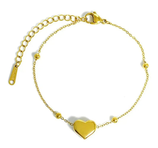 Bracciale cuore cubotto