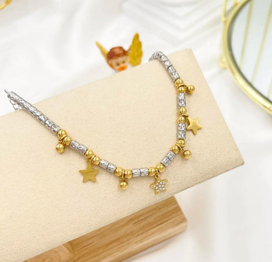 Bracciale pepite stella