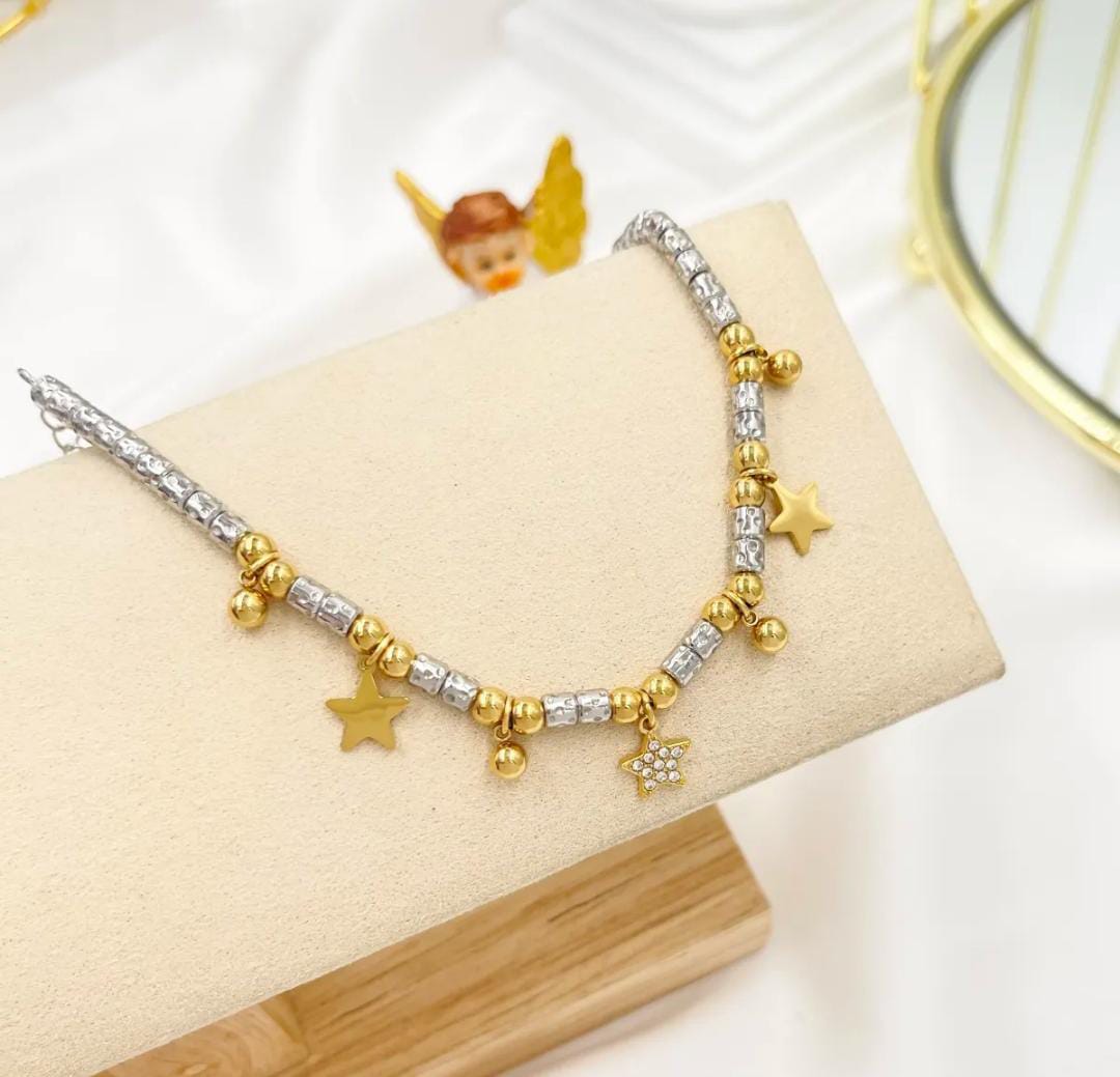 Bracciale pepite stella