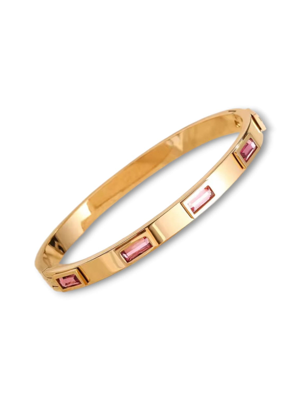 Bracciale rigido baguette