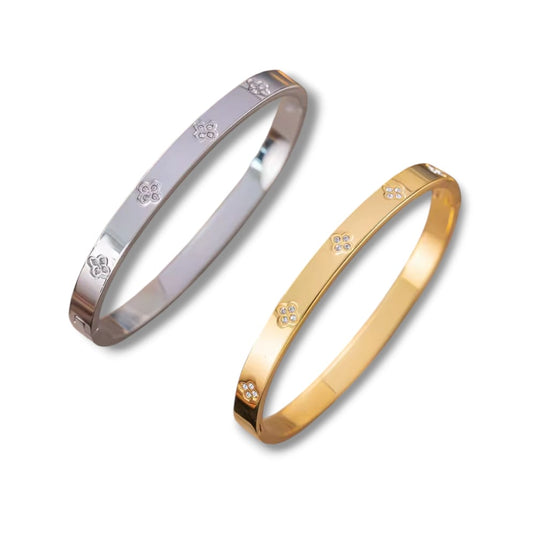 Bracciale rigido flower
