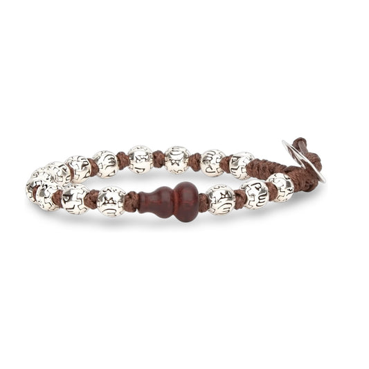 Bracciale Tamashii sfere 6 mm in argento 925 ref.BHS924-S7