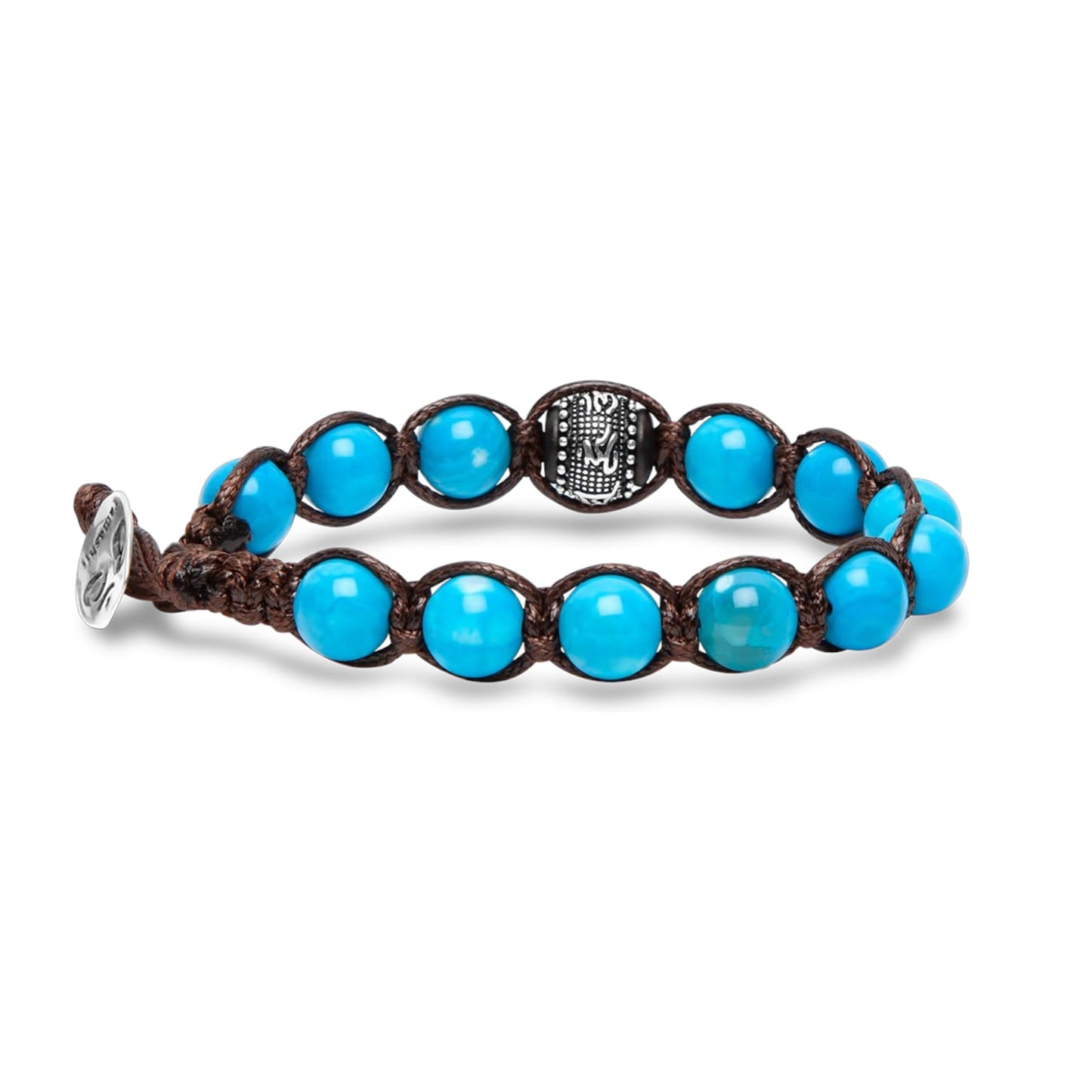 Bracciale Tamashii Ruota della Preghiera, Agata Tibet Sky ref. BHS1100-210