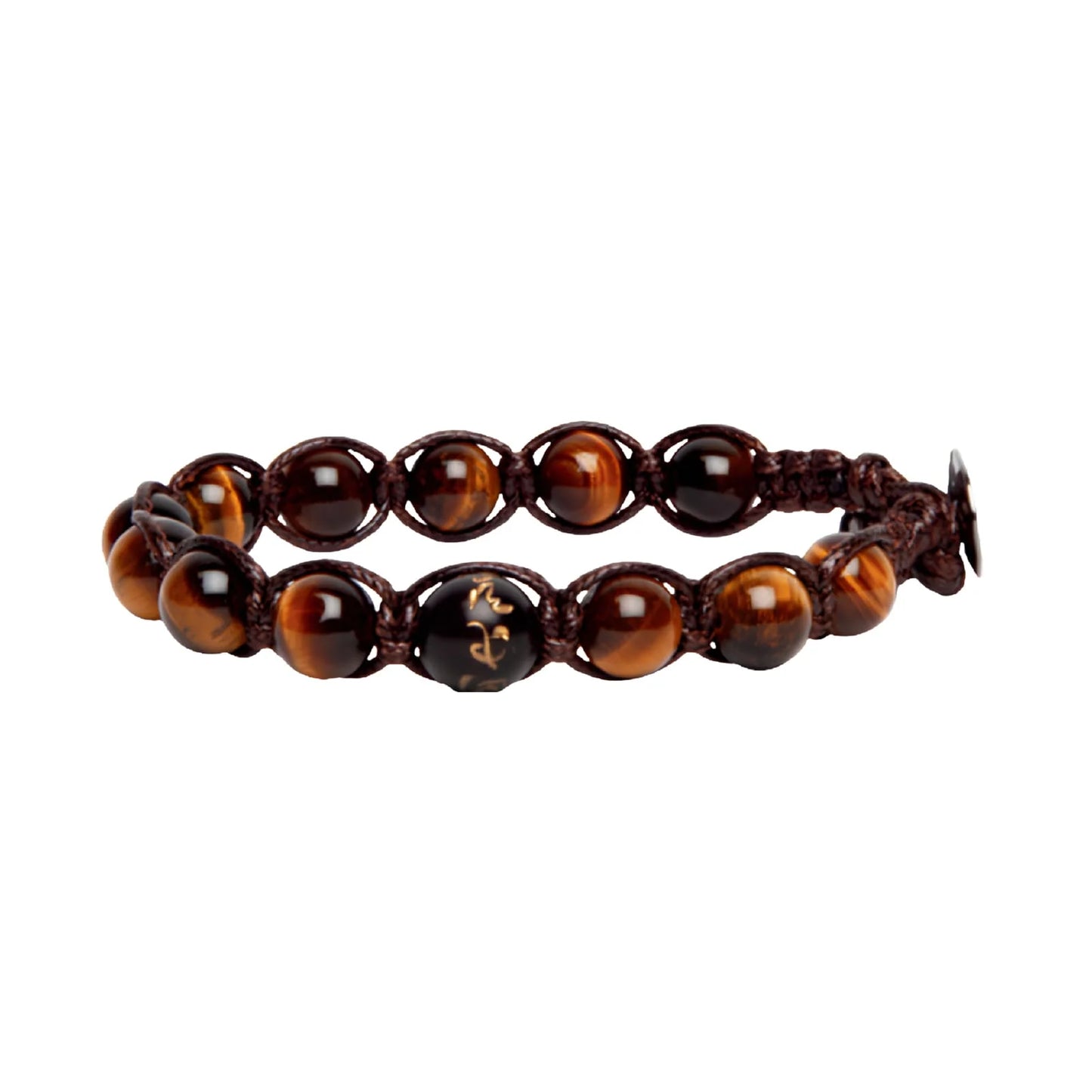 Bracciale Tamashii Terra con occhio di tigre marrone BHS906-214