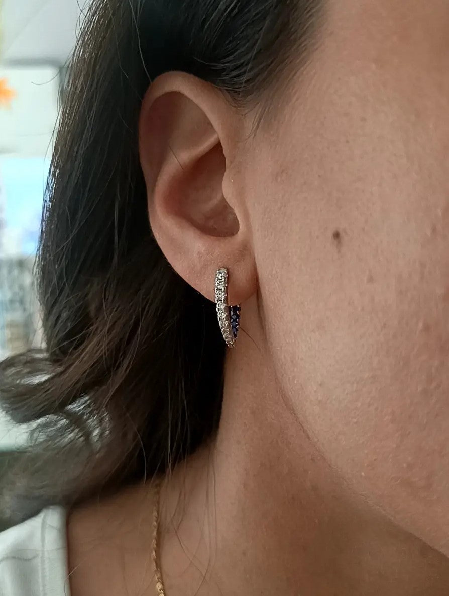 CERCHI "SPLENDORE A V" ARGENTO