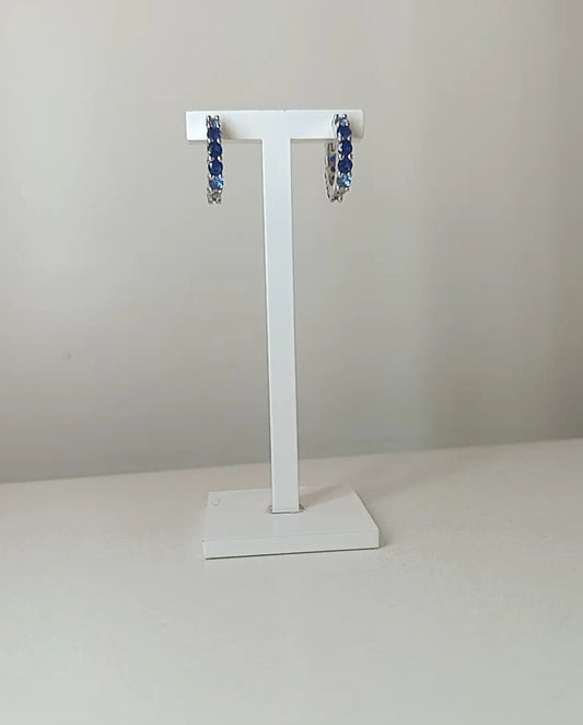 HOOPS GIOIA BLU ARGENTO