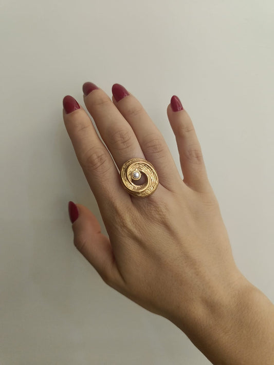 Anello circle pearl