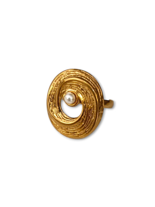 Anello circle pearl