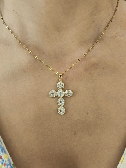 Collana cross luxury