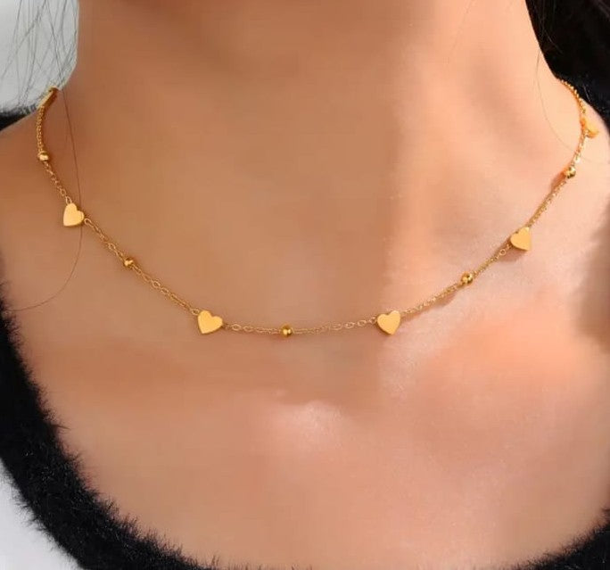 Collana cuoricini