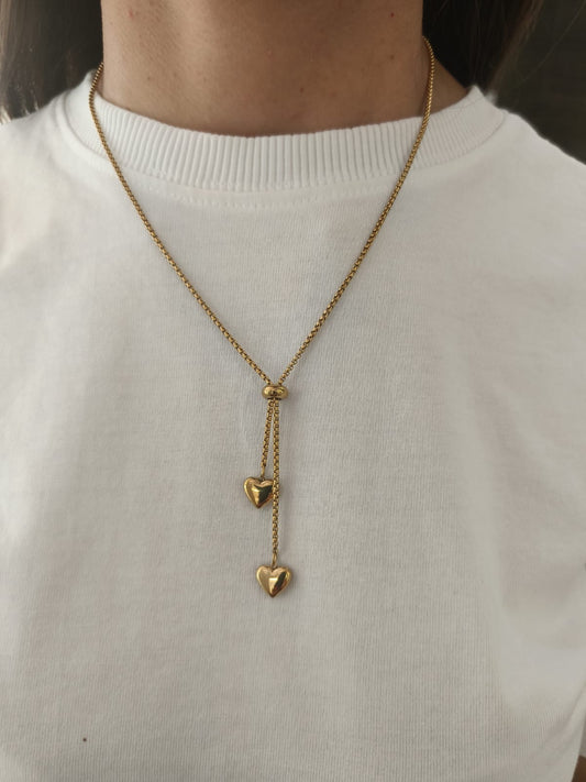 Collana double heart
