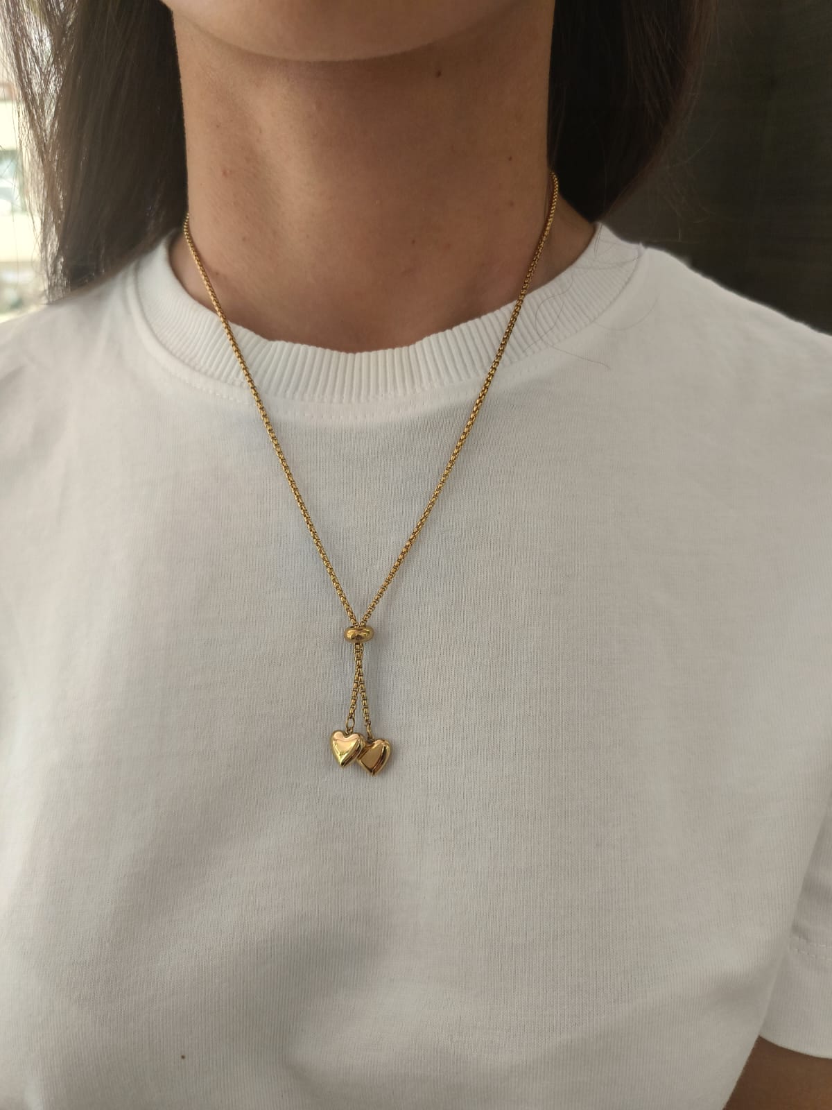 Collana double heart