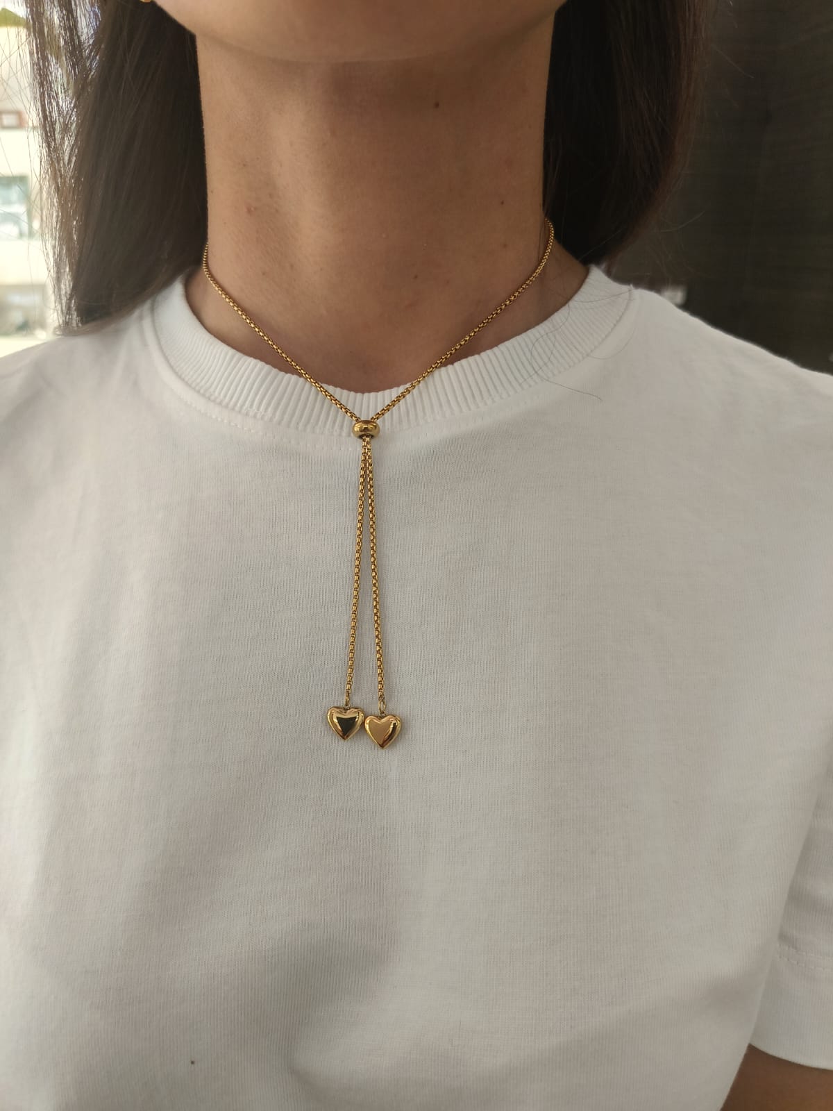 Collana double heart