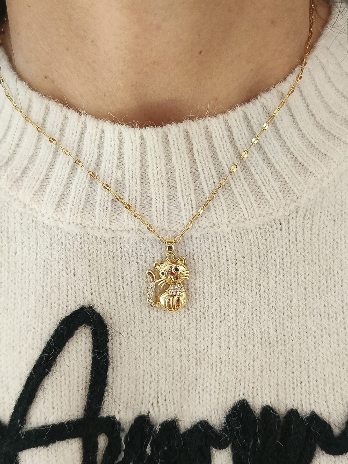 Collana gattino dolce
