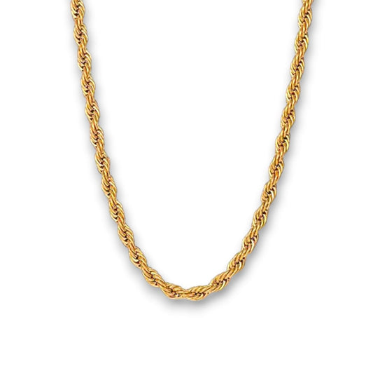 Collana torchon 4 mm gold