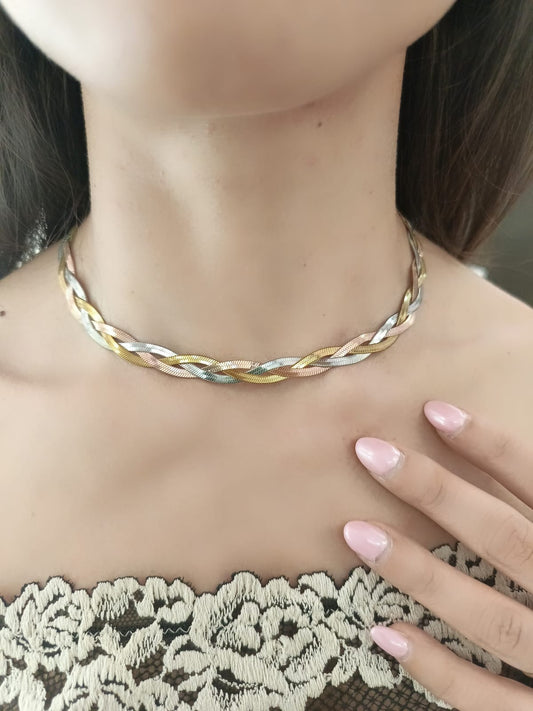 Collana treccia