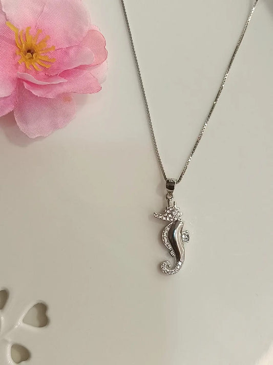Collana cavalluccio argento