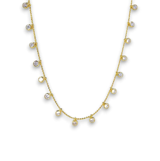 Collana white crystal