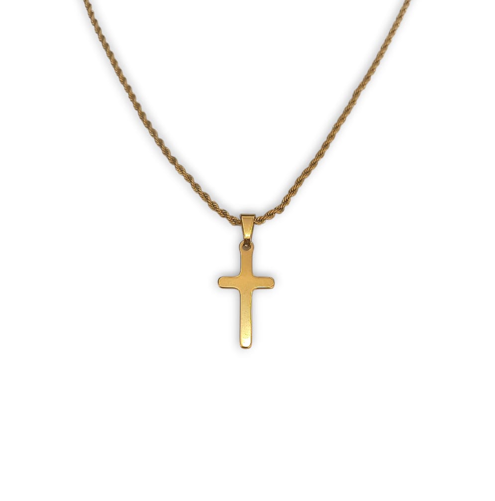 Collana croce minimal