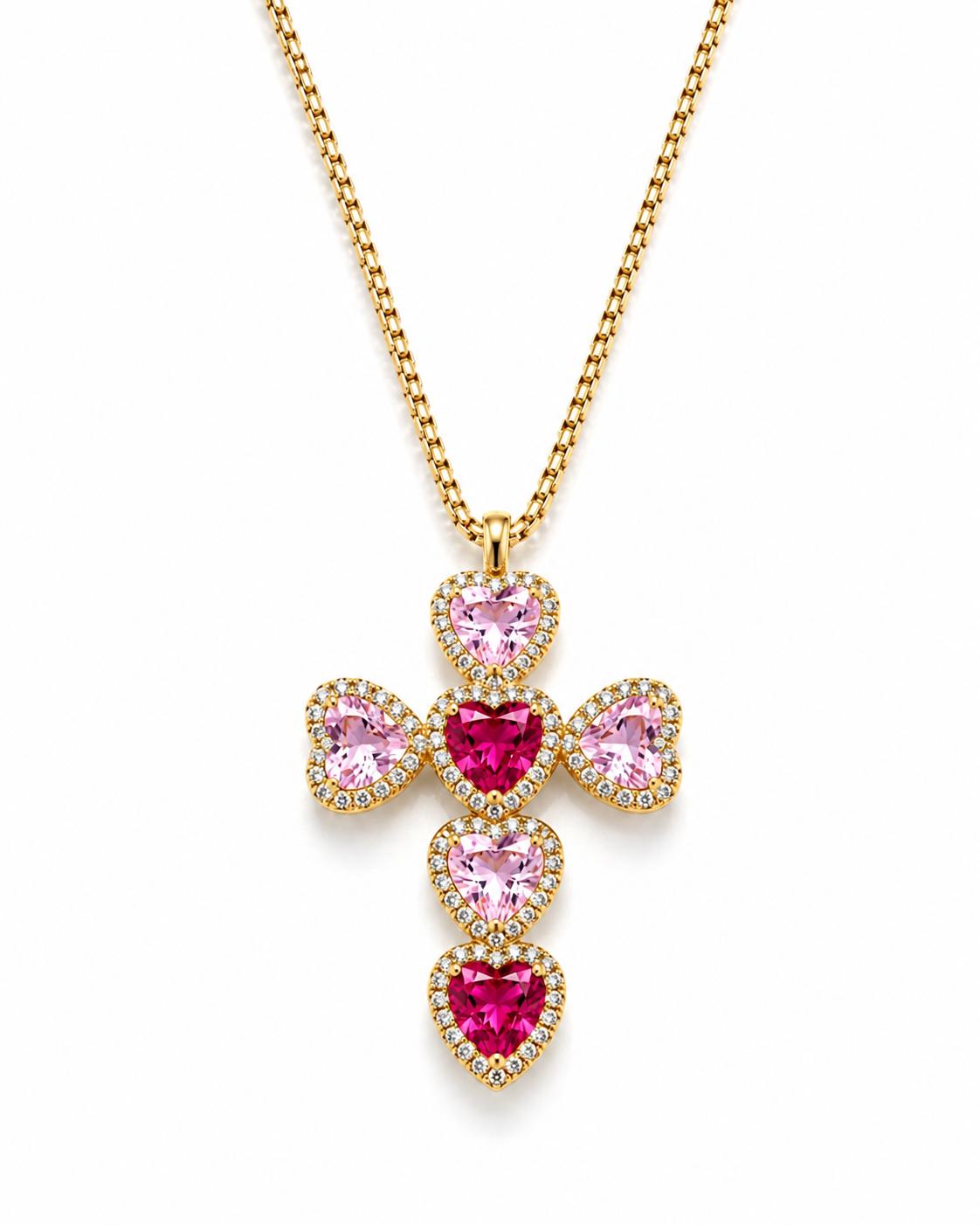 Collana Cross Heart