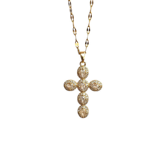 Collana cross luxury