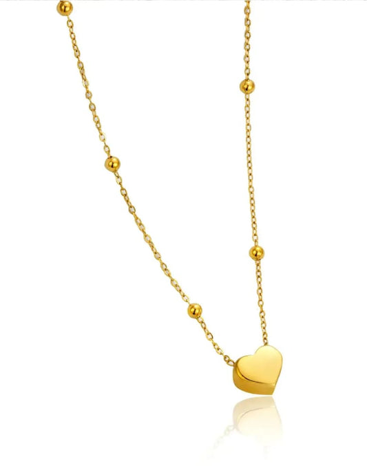 Collana cuore cubotto