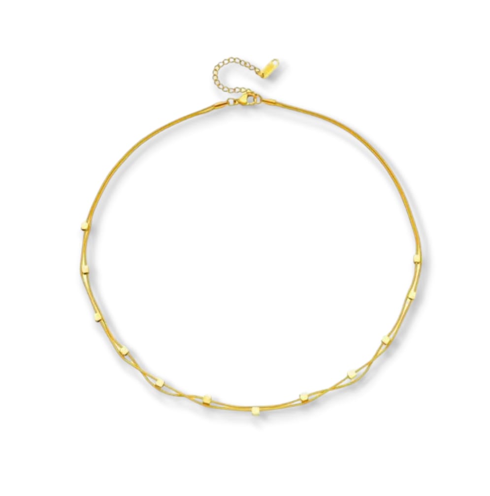 Collana doppia dadini