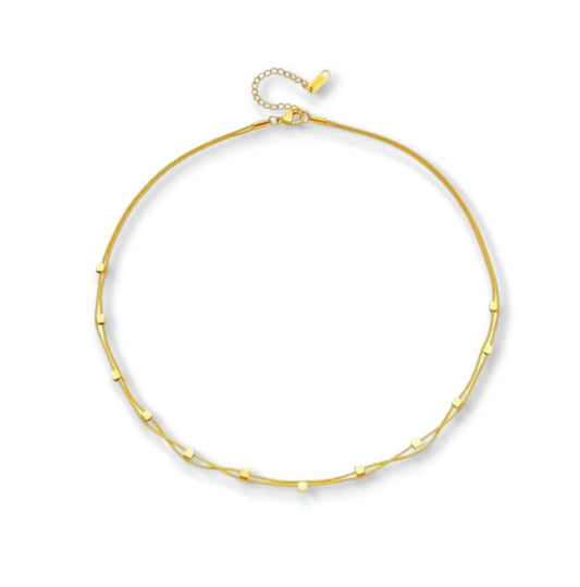 Collana doppia dadini