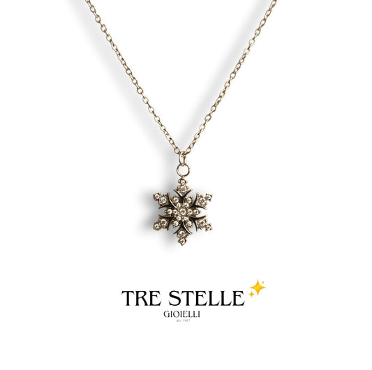 Collana fiocco di neve lux