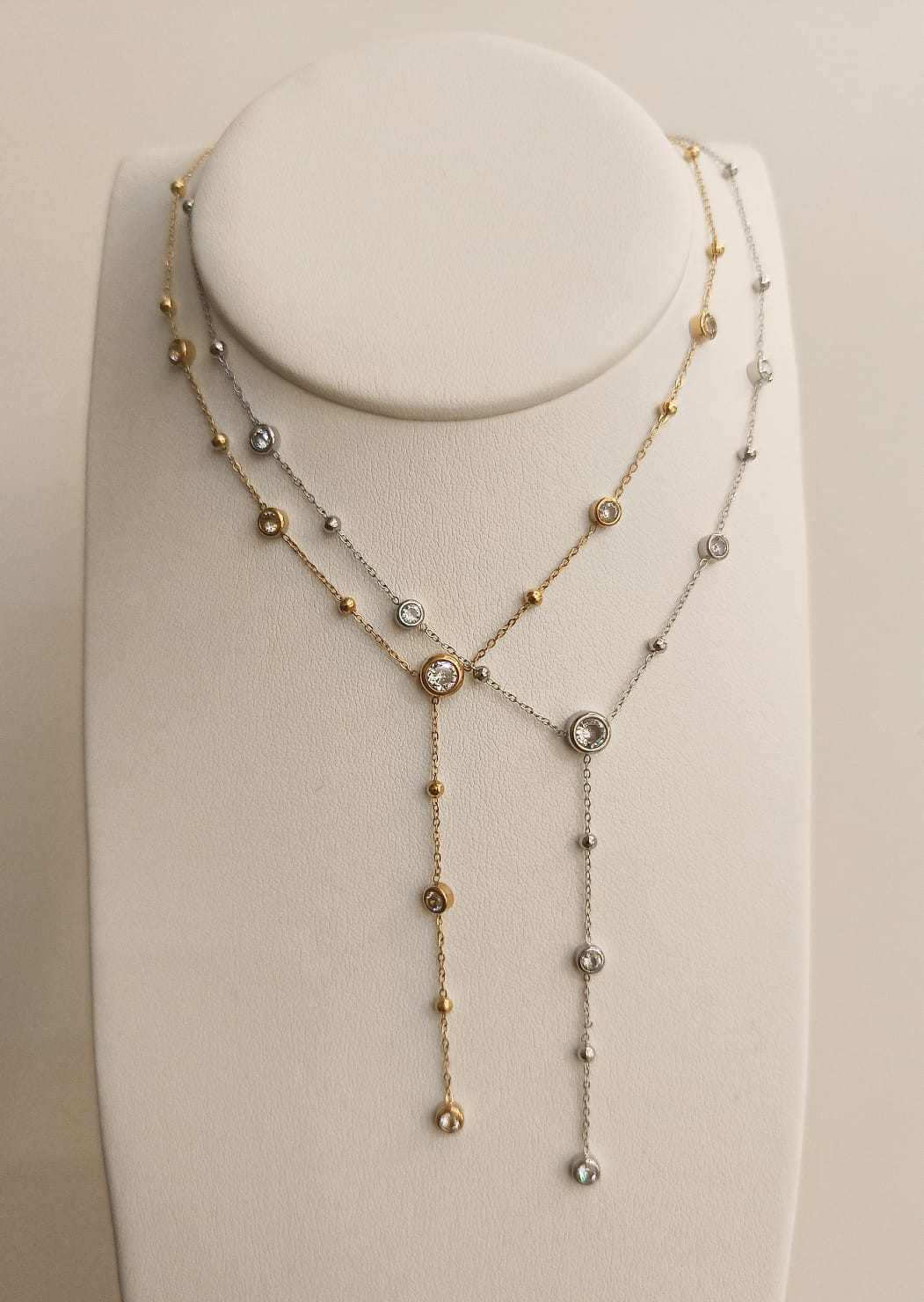 Collana long aura lux