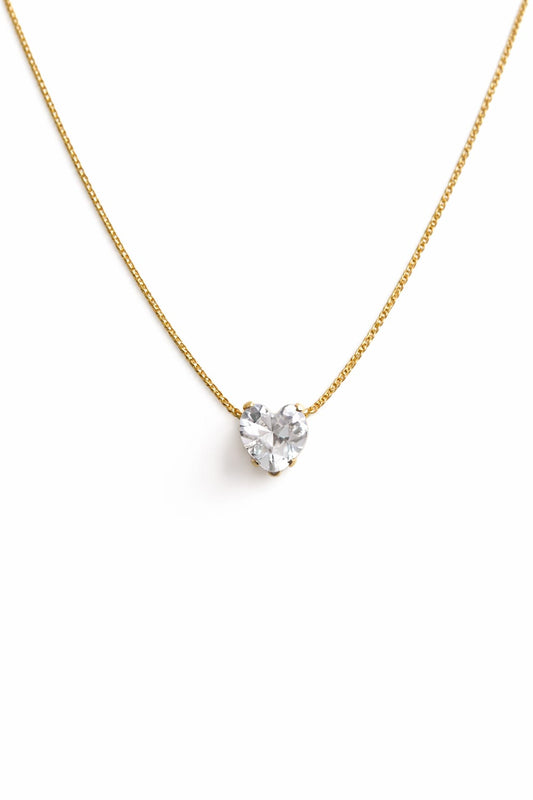 Collana punto luce cuore