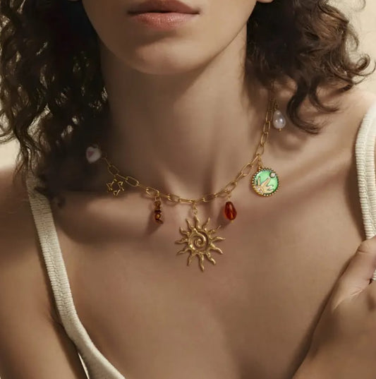 Collana raggi di sole