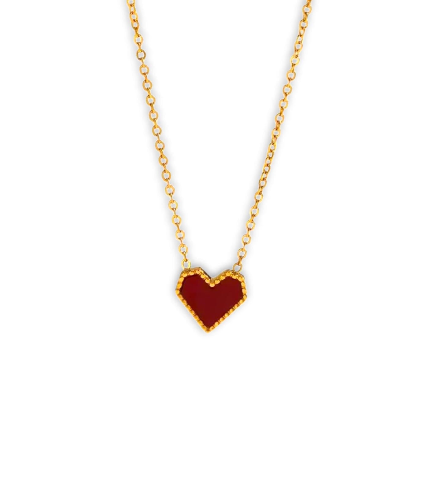 Collana red heart
