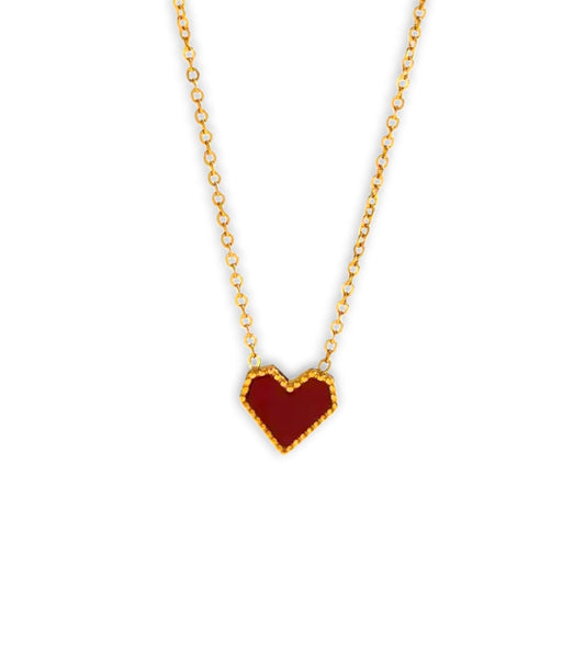 Collana red heart