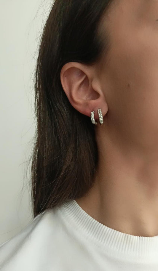 Coppia cerchietti luxury silver