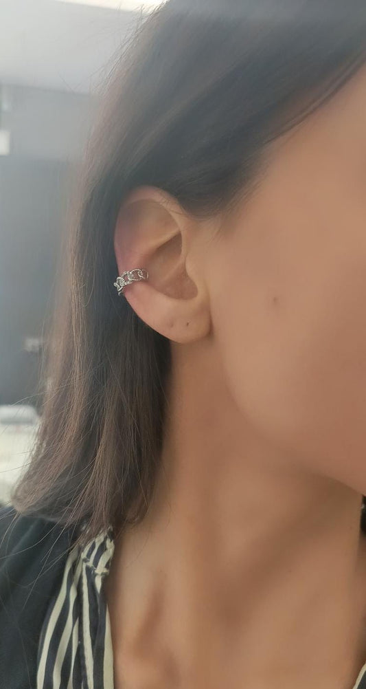 Ear cuff intreccio