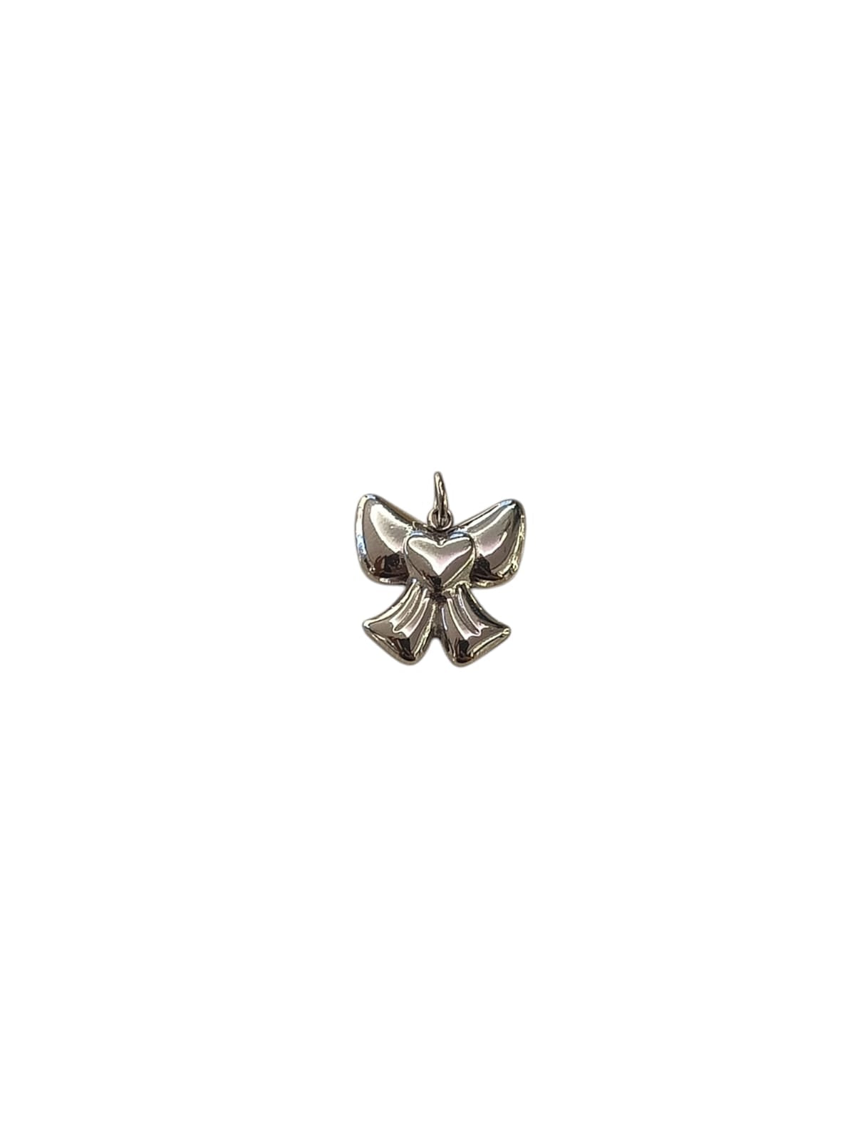 Ciondolo fiocco trendy silver