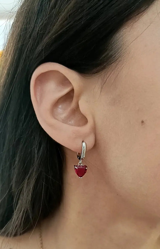 HOOPS CUORE ROSSO ARGENTO