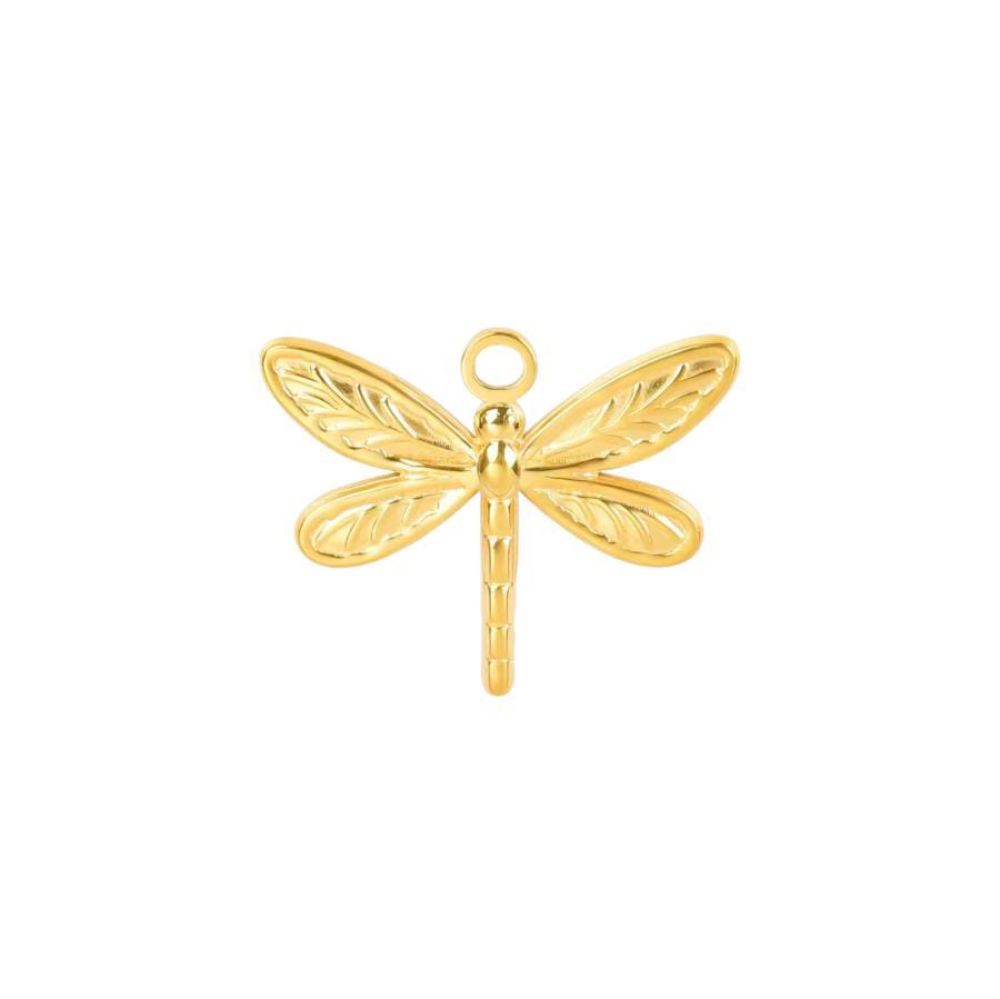Ciondolo libellula big gold