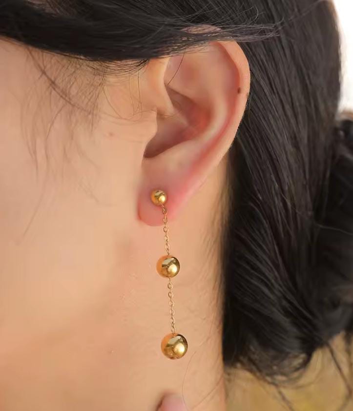Orecchini long bubble