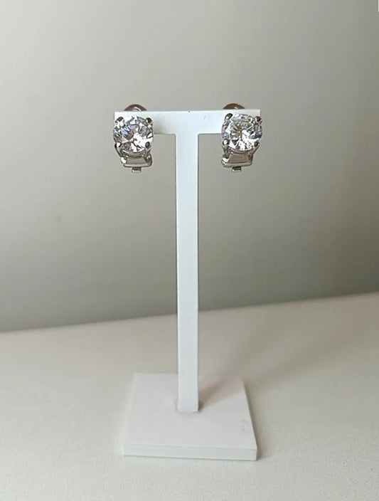 ORECCHINI PUNTO LUCE A CLIPS ARGENTO