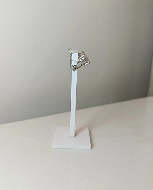 ORECCHINI PUNTO LUCE A CLIPS ARGENTO