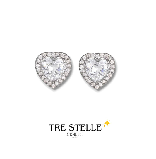 Orecchini angelic a cuore