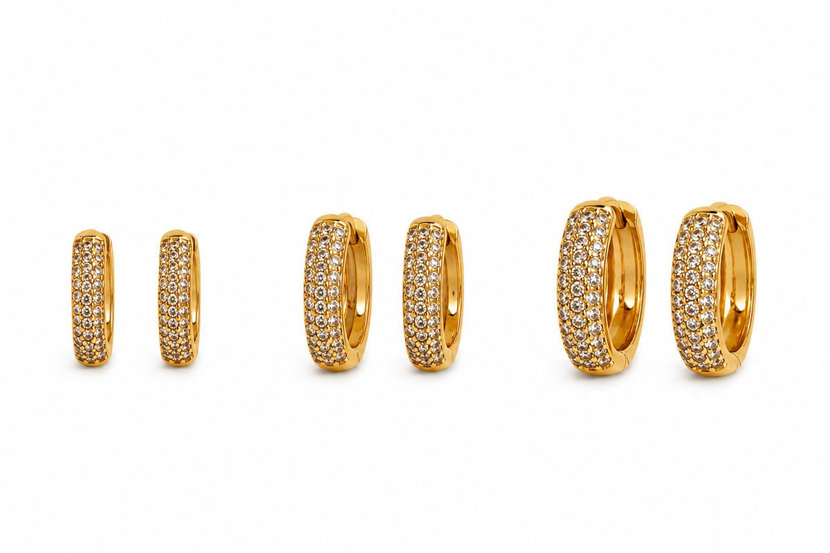 Coppia di cerchietti luxury L gold