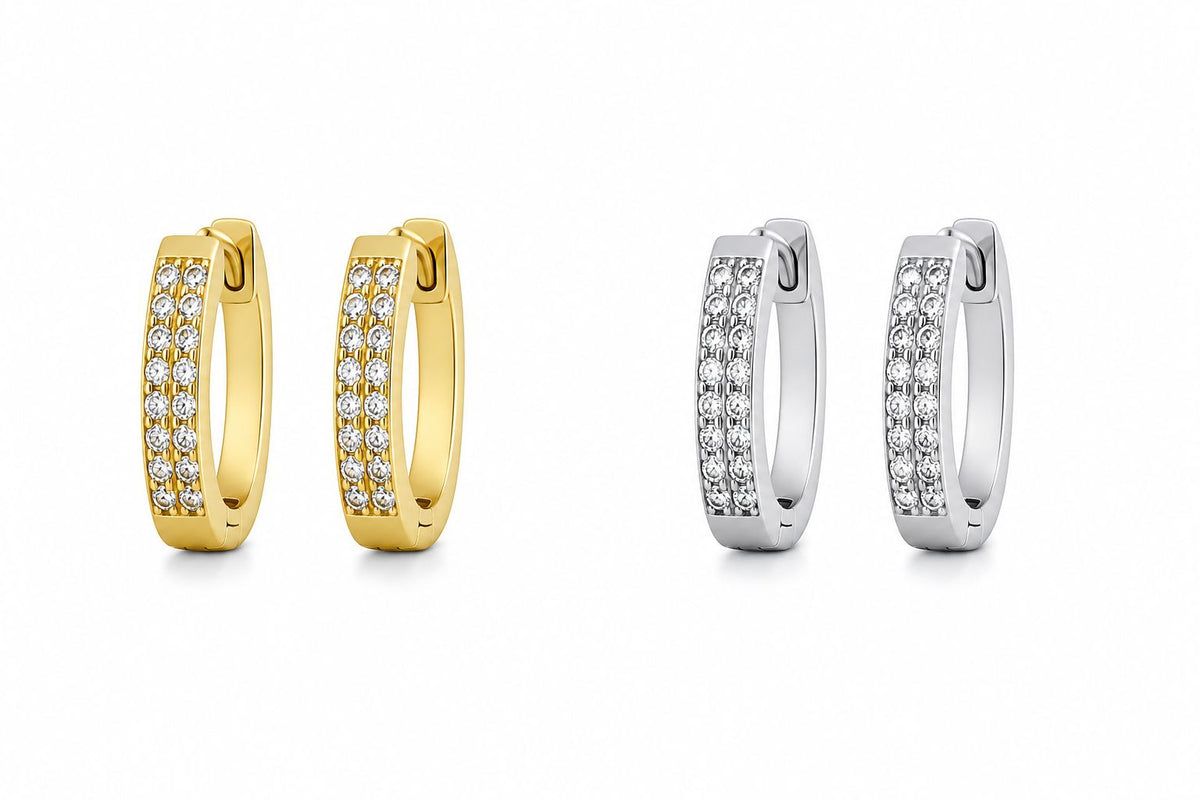 Coppia di cerchietti luxury square