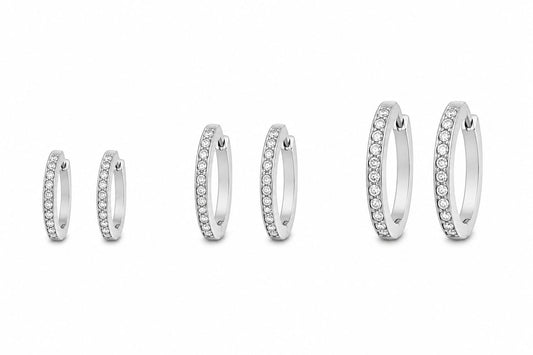 Coppia di cerchietti luxury slim silver