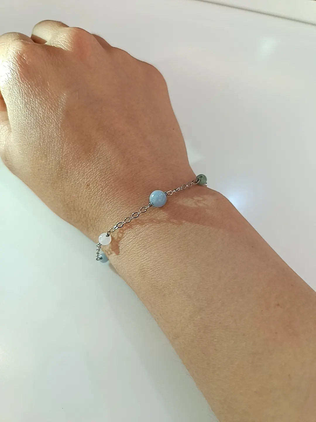 BRACCIALE NATURAL ARGENTO