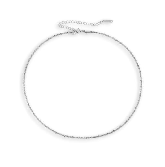 Collana ponpon 2.0 silver