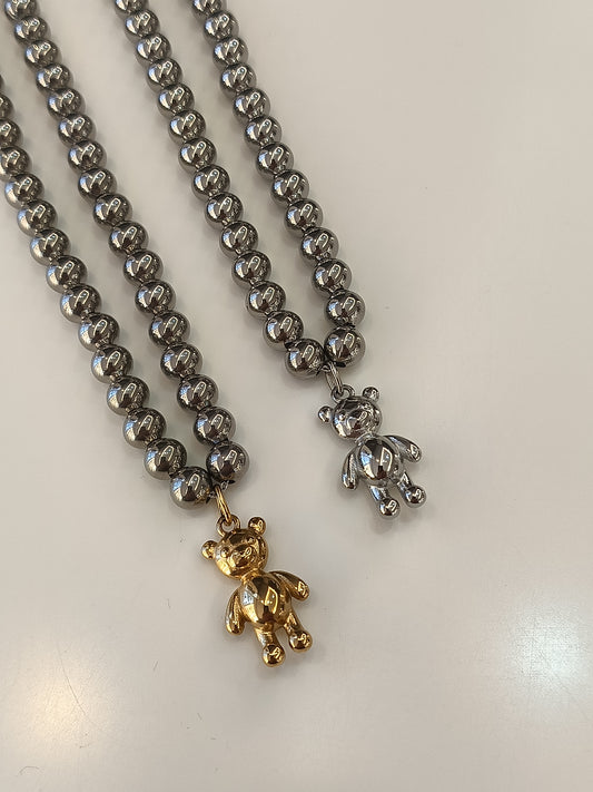 Collana sonaglio + teddy